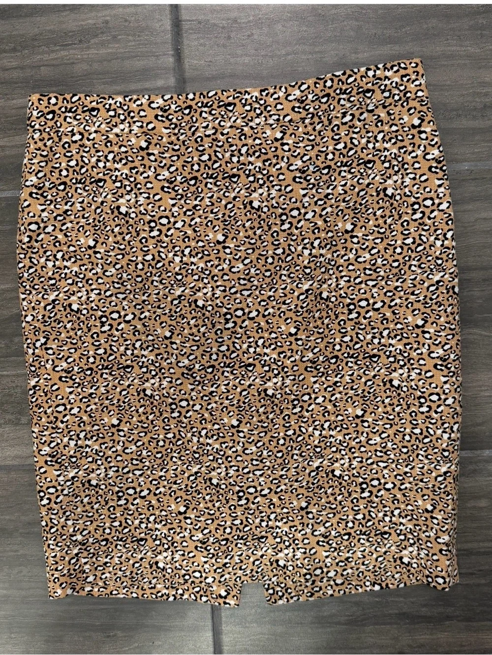 J. Crew Leopard-Print Pencil Skirt in Brown and Black Classic Workwear